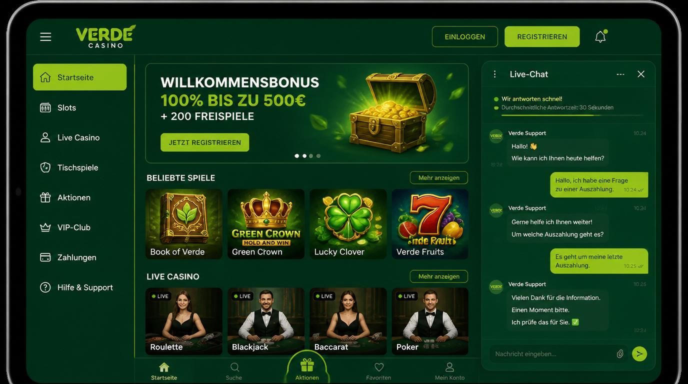 Verschiedene Zahlungsmethoden mit Euro, Krypto und Auszahlungskontrolle.