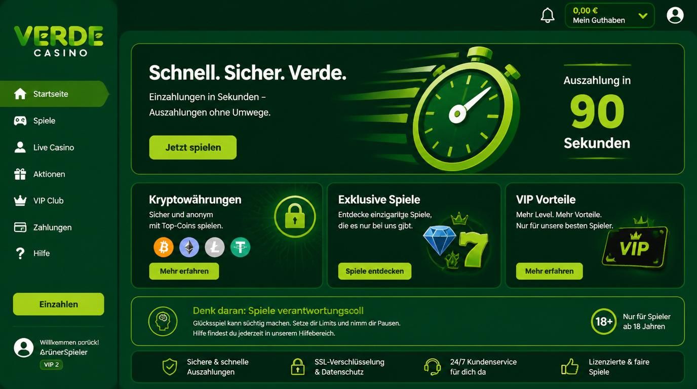 Rasche Krypto-Transfers und exklusive Spiele, aber leichte Schwächen sichtbar.